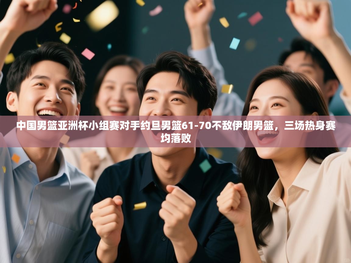 中国男篮亚洲杯小组赛对手约旦男篮61-70不敌伊朗男篮，三场热身赛均落败